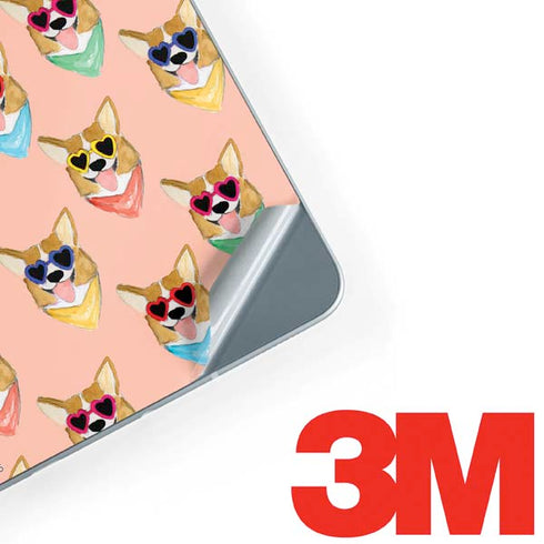 Bouffants and Broken Hearts Corgi Love Galaxy Book 12in Skin